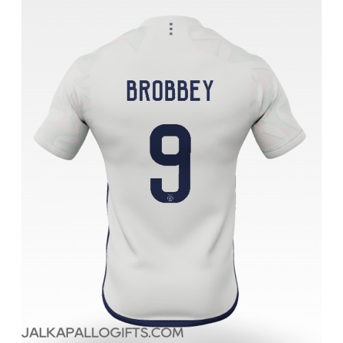 Ajax Brian Brobbey #9 Vieraspaita 2023-24 Lyhythihainen